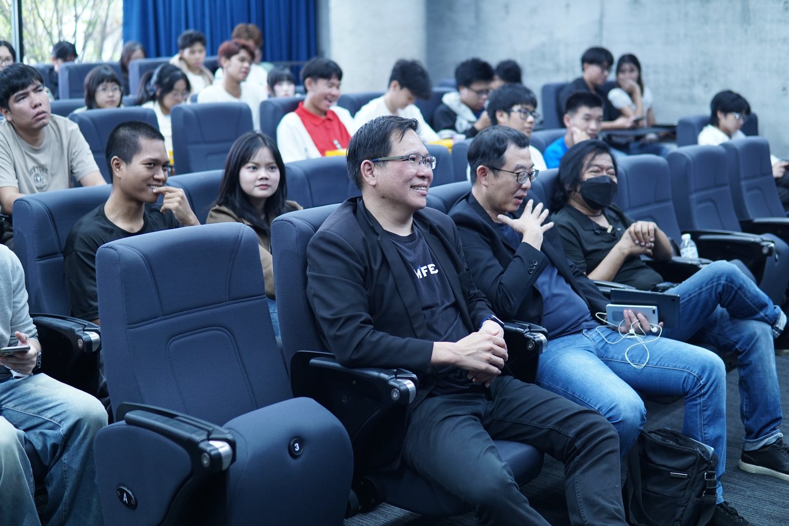 Industry speakers at the session